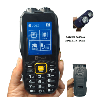 Celular vozz r1 2g Doble linterna